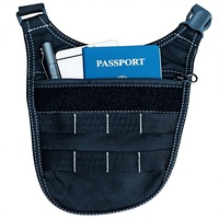 Petit sac tactique portable en gros, sac banane tactique, pochette passeport, porte-cartes, sac dissimulé