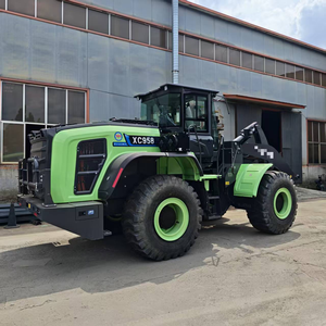 Livraison gratuite XC958 EV Chargeuse sur pneus purement électrique sans émission pour usine sidérurgique, entrepôt de charbon, manutention de matériaux, travaux de terrassement EPA CE - Product Image 2