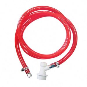 Conduite <span class=keywords><strong>de</strong></span> gaz Co2 en <span class=keywords><strong>plastique</strong></span> Pvc 3 pieds 5 pieds Tube <span class=keywords><strong>de</strong></span> tuyau <span class=keywords><strong>de</strong></span> bière avec robinet et serrure à bille Déconnexion du fût Tuyau flexible en PVC Tuyau flexible en PVC - Product Image 1
