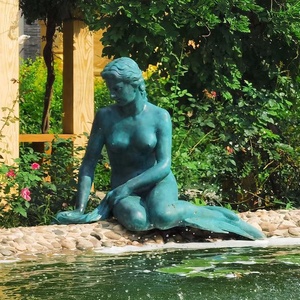 Vườn ngoài trời nổi tiếng thủ công kim loại cuộc sống Kích thước đúc Bronze suy nghĩ người đàn ông ngồi điêu khắc - Product Image 4