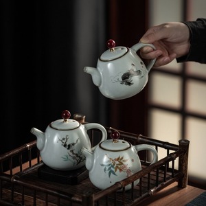 หม้อกาน้ำชาเซรามิกกังฟูหม้อเดียว - Product Image 2