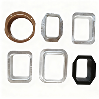 Vente en gros OEM de gouttières en aluminium de 3/4 pouce, descente d'eau ronde pour gouttières rondes de 3 pouces ou de 3x4 pouces