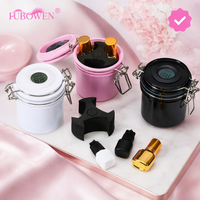 Fournisseur Fubowen, boîte de colle à cils en carbone activé, conteneur de colle à cils greffés, usine professionnelle en Chine