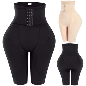 Pantalon de façonnage taille haute pour femmes pantalon de contrôle du ventre grande taille bouton réglable angle plat hanche-levage taille formateur - Product Image 5