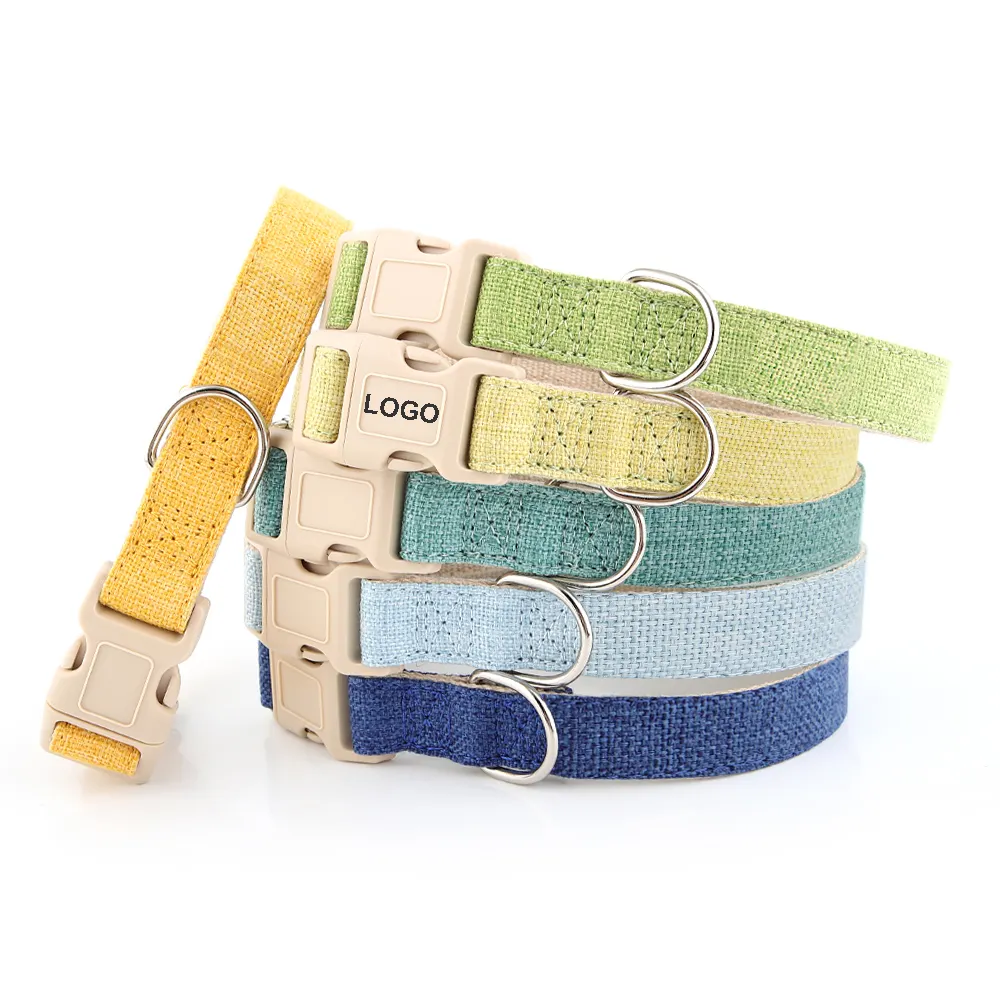 Pet Supplies Custom Comfortable Extra Strong Good Dog Collar With Plastic Buckle