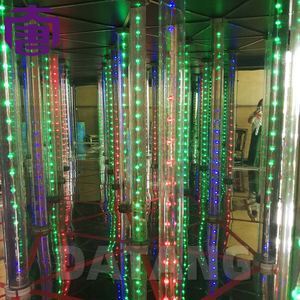 Hermosas bombillas LED pequeñas de plástico IP65 para decoración de parques temáticos con luces de punto RGB - Product Image 4