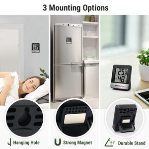 ThermoPro TP49 डिजिटल इनडोर नमी मीटर आर्द्रतामापी मिनी कमरे थर्मामीटर तापमान मॉनिटर मीटर - Product Image 6