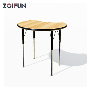 Mesa de Actividades y Colaboración para Estudiantes Universitarios con Altura Ajustable en 3 Niveles - Product Image 4