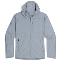Diseño personalizado de los hombres al aire libre deporte cortavientos chaqueta con capucha impermeable cremallera completa pista estilo casual al por mayor