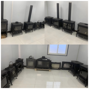 Nuevo Diseño de Chimenea de Leña de Acero con Vidrio, Estufa de Leña Independiente para Villa, Chimeneas Modernas de Pellets para Interiores - Product Image 5