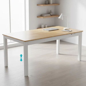 Escritorio Ergonómico Moderno y Ecológico de Bajo Precio, Ajustable en Altura Eléctricamente con Doble Motor, 4 Patas de Metal, Mesa para Oficina en Casa - Product Image 1