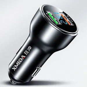 Car Cigarette Place 2 USB 1 Type C 3 Ports QC 3.0 Quick Car Charger