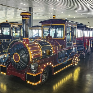 Customized Trackless Fuel <b>Train</b> for Commercial Tourist Attractions and Amusement Parks Special Transportation for Special Tours - Product Image 4