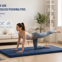 Matelas en mousse à mémoire de forme pliable Disian, lit d'appoint portable, tapis de sol pliable pour la maison et les voyages
