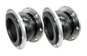 Compensador de fuelle para tuberías de acero inoxidable con brida, junta de expansión flexible de caucho EPDM de bola única para agua DN10-DN500 - Product Image 2