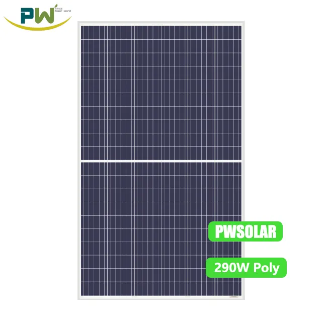 The Lowest Price Solar Panel Module 290W 120 Cells Series Poly Solar Panel, Solar Photovoltaic Module