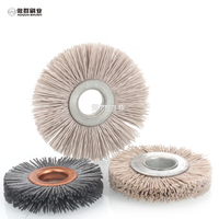 Brosse d'ébavurage abrasive à poils en nylon OEM pour CNC