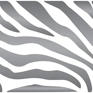 Zebra Stripe Stencil Animal Skin Pattern Border Stencils for Painting Template