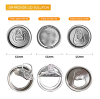 Machine de scellage de canettes en aluminium pour boissons gazeuses, machine de scellage de canettes en PET noir/blanc pour bière et jus, machine de mise en conserve de soda