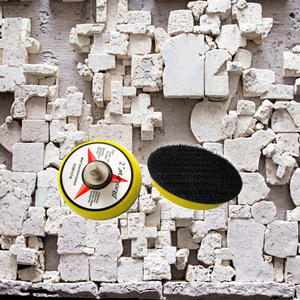 2 inch 50mm PU chà nhám ủng hộ tấm 3mm Shank độ cứng cao <span class=keywords><strong>Dremel</strong></span> mài đánh bóng công cụ mài mòn OEM tùy chỉnh hỗ trợ 5mm - Product Image 2