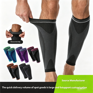 Men Women <b>Leg</b> Compression <b>Sleeve</b> Footless Socks Shin Splint Relief Fitness Running Compression <b>Sleeves</b> - Product Image 1
