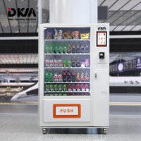 DKM-Distributeur de snacks et boissons intelligents personnalisables les moins chers