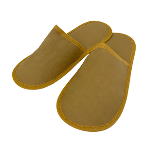 Распродажа от производителя: высококачественные одноразовые тапочки для отелей из крафт-бумаги, индивидуальные тапочки для отелей с логотипом - Product Image 5