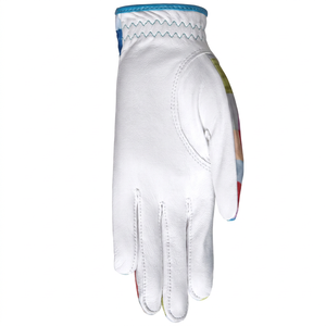 Gant de golf en cuir véritable blanc, main droite, antidérapant, à enfiler, unisexe, pour le sport - Product Image 2