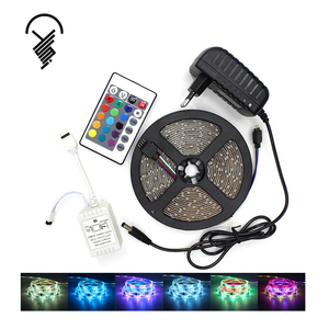 High Quality <strong>RGB</strong> <strong>Led</strong> Strip Sets 5050 <strong>44</strong> Key Remote 5M <strong>LED</strong> Flexible Light Strip - Product Image 4