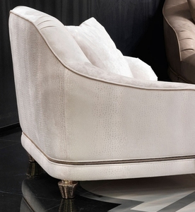 italienisches design high-end-heimmöbel maßgeschneidert modernes design stoff großes sofa luxus wohnzimmer sofa - Product Image 4