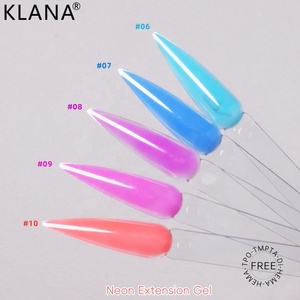 KLANA Neon Builder UV Gel Non Toxique Formule Vegan à Base d'Eau Écologique & Longue Durée pour Salon de Manucure Professionnel - Product Image 4