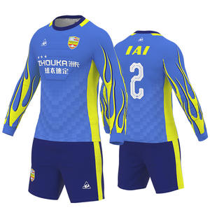 Kostum Seragam Kiper Kaus Sepak Bola Desain Kustom Seragam Sepak Bola Jersey Sepak Bola - Product Image 1