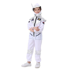 Kinderen Zilveren Spaceman Cosplay Kostuums Halloween Astronaut Jumpsuit Hoed Piloot Carnaval Feest Verkleedkleding Voor Jongens Ruimtereizen - Product Image 3