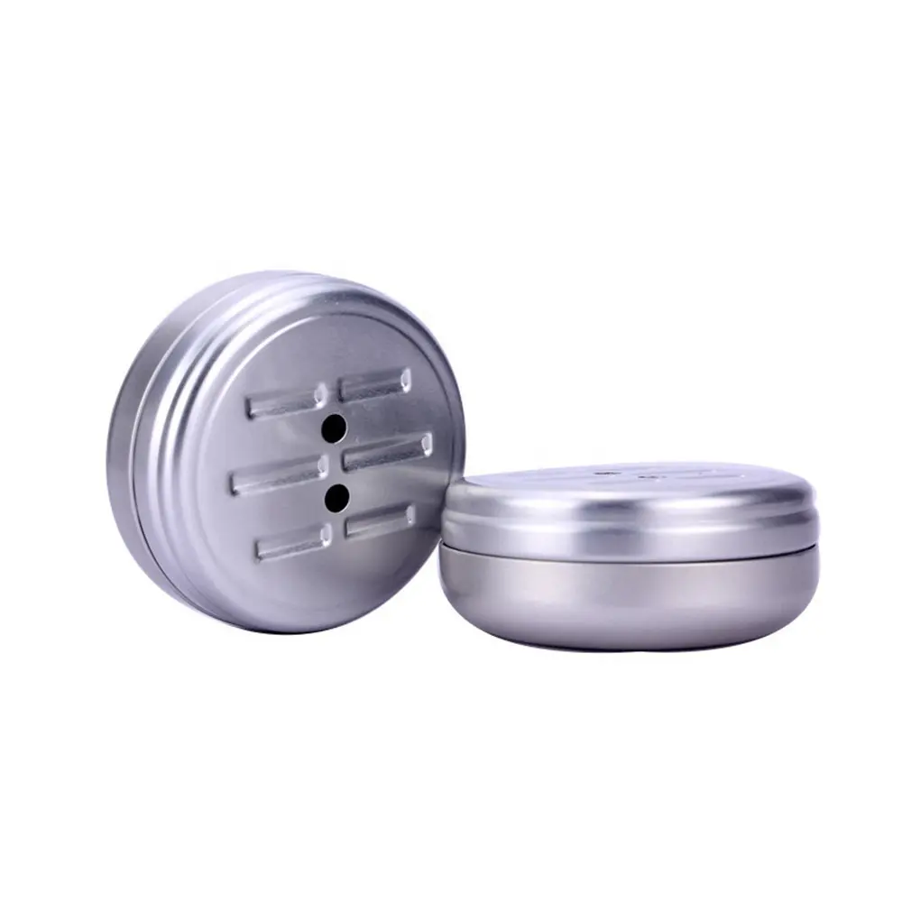 100g/ml scented aluminum metal beer can seamer 100ml cosmetic jar soap tin box with open hole