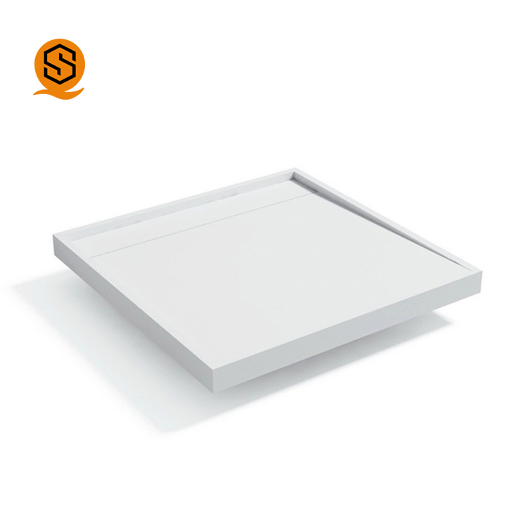 Акриловая душевая кастрюля с твердой поверхностью по заводской цене, хорошего качества, аксессуары для ванной комнаты, акриловые душевые кастрюли