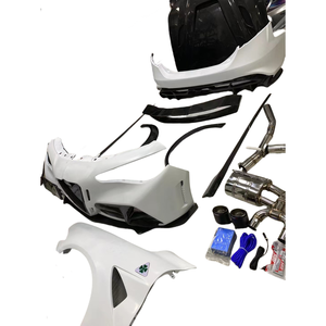 ZS para <span class=keywords><strong>Alfa</strong></span> Romeo <span class=keywords><strong>Giulia</strong></span>, actualización <span class=keywords><strong>GTAM</strong></span>, rejilla de parachoques delantero, parachoques trasero, faldón lateral, guardabarros, capó de carbono, Kit de capó - Product Image 5