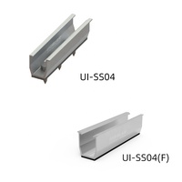 UISOLAR Rail Mini en Aluminium pour Structure Solaire, Installation Facile, Rail Structurel en Aluminium