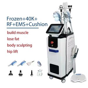 Appareil professionnel de cryolipolyse 360 avec congélation des graisses, radiofréquence 40K, EMS et coussin pour le remodelage corporel - Product Image 3