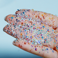 Paillettes néon bulles 3D populaires pour la décoration de gobelets, ongles et coupes à neige