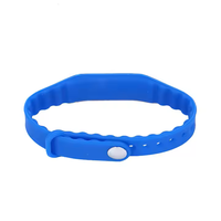 Bracelet en silicone RFID personnalisé en gros, 13,56 MHz HF, avec logo en relief ou en creux, impression sérigraphique