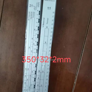 Échelle de mesure proportionnelle de carrosserie 2:1 rapport 35cm bâton de <span class=keywords><strong>peinture</strong></span> en aluminium couche transparente règle de mélange plus dure pulvérisation de <span class=keywords><strong>peinture</strong></span> de meubles - Product Image 2