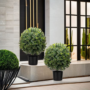 Venta al por mayor barato interior al aire libre gran falso <span class=keywords><strong>olivo</strong></span> artificial árbol frutal boj topiary dejar bonsái - Product Image 2