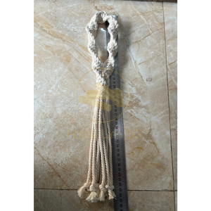 Jouets de dents de nettoyage pour chiens fournitures pour animaux de compagnie jouet de corde tressée Durable chat chien coton fabriqué au Vietnam HOANGLINH SG Kimy + 84938616690 - Product Image 5