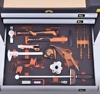 Chariot d'atelier professionnel VIKTEC 421PC avec 7 tiroirs pour réparation automobile