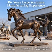 Sculpture de cheval en bronze, finition antique, cuivre, pour bureau d'entreprise, hall d'hôtel, espace public, sur mesure, résistant aux intempéries, fabrication en usine