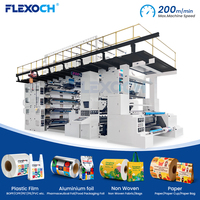 Machine d'impression flexographique haute vitesse pour emballages alimentaires, sachets de snacks, pochettes de boissons, produits chimiques quotidiens