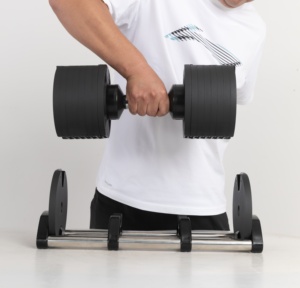전체 판매 상업용 조정 가능한 덤벨 세트 40kg 43kg 32kg 24kg 20kg 무료 무게 덤벨 바디 빌딩 용 조절 가능 - Product Image 6