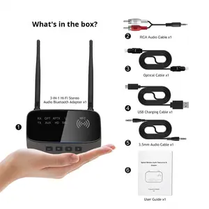 <span class=keywords><strong>TV</strong></span> de coche tres en uno <span class=keywords><strong>para</strong></span> receptor <span class=keywords><strong>Bluetooth</strong></span> <span class=keywords><strong>antena</strong></span> transmisora 80m fibra óptica conexión directa componentes electrónicos modelo 80m - Product Image 3