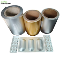 Emballage médical, rouleau de feuille d'aluminium thermoformable 140-160 microns, structure OPA/AL/PVC, emballage de comprimés pharmaceutiques en blister rigide