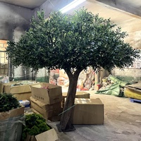 Meistverkaufter Maßgefertigter Bonsai-Landschaftsbau Freistehender Künstlicher Großer Olivenbaum für Außenbereich Heim Einkaufszentrum Dekoration